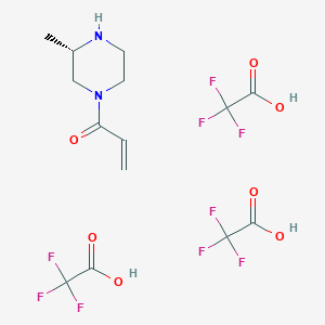 1-[(3S)-3-Methylpiperazin-1-yl]prop-2-en-1-one;2,2,2-trifluoroacetic acid