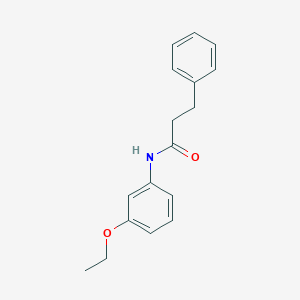 molecular formula C17H19NO2 B290909 N-(3-ethoxyphenyl)-3-phenylpropanamide 