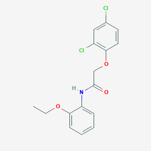 molecular formula C16H15Cl2NO3 B290910 2-(2,4-dichlorophenoxy)-N-(2-ethoxyphenyl)acetamide 