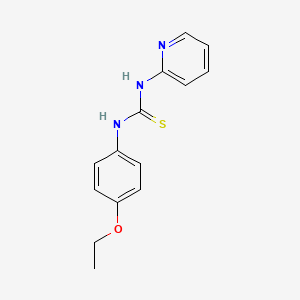 molecular formula C14H15N3OS B2909101 1-(4-Ethoxyphenyl)-3-pyridin-2-ylthiourea CAS No. 893-59-4