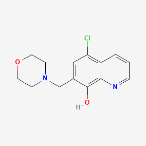 5-Chloro-7-(morpholin-4-ylmethyl)quinolin-8-ol