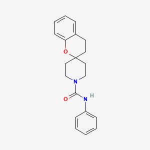 molecular formula C20H22N2O2 B2909120 N-phenylspiro[chroman-2,4'-piperidine]-1'-carboxamide CAS No. 1421525-42-9