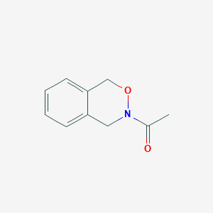molecular formula C10H11NO2 B2909135 1-(1,4-Dihydro-2,3-benzoxazin-3-yl)ethanone CAS No. 14865-39-5
