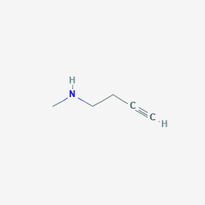 molecular formula C5H9N B2909175 (But-3-yn-1-yl)(methyl)amine CAS No. 95064-91-8