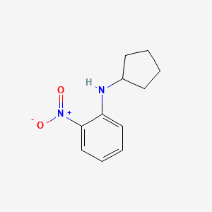 molecular formula C11H14N2O2 B2909194 N-环戊基-2-硝基苯胺 CAS No. 55432-25-2