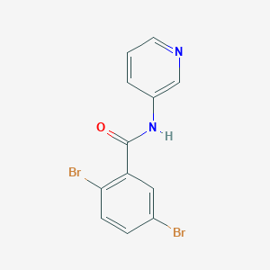 molecular formula C12H8Br2N2O B290924 2,5-dibromo-N-(3-pyridinyl)benzamide 