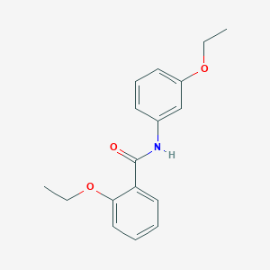 molecular formula C17H19NO3 B290926 2-ethoxy-N-(3-ethoxyphenyl)benzamide 