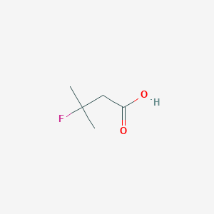 molecular formula C5H9FO2 B2909271 3-Fluoro-3-methylbutanoic acid CAS No. 1314982-17-6