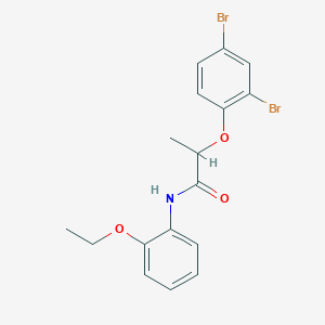 2-(2,4-dibromophenoxy)-N-(2-ethoxyphenyl)propanamide