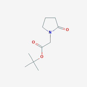 molecular formula C10H17NO3 B2909291 Tert-butyl 2-(2-oxopyrrolidin-1-YL)acetate CAS No. 497250-66-5