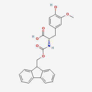 molecular formula C25H23NO6 B2909374 Fmoc-3-methoxy-L-tyrosine CAS No. 881911-32-6