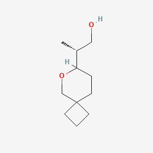 (2R)-2-(6-Oxaspiro[3.5]nonan-7-yl)propan-1-ol