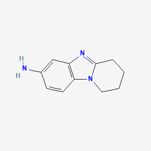 molecular formula C11H13N3 B2909383 1,2,3,4-Tetrahydrobenzo[4,5]imidazo[1,2-a]pyridin-7-amine CAS No. 856966-84-2