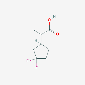 2-(3,3-Difluorocyclopentyl)propanoic acid