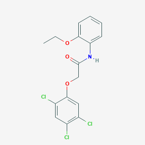 molecular formula C16H14Cl3NO3 B290942 N-(2-Ethoxyphenyl)-2,4,5-trichlorophenoxyacetamide 