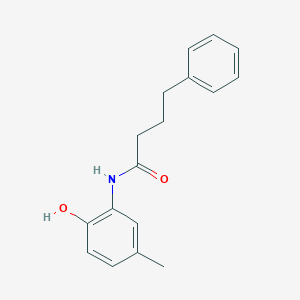 N-(2-hydroxy-5-methylphenyl)-4-phenylbutanamide