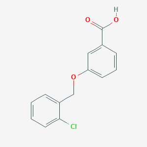 molecular formula C14H11ClO3 B2909453 3-[(2-Chlorobenzyl)oxy]benzoic acid CAS No. 223102-78-1