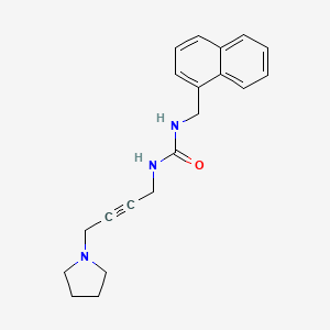 1-(Naphthalen-1-ylmethyl)-3-(4-(pyrrolidin-1-yl)but-2-yn-1-yl)urea