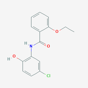 molecular formula C15H14ClNO3 B290946 N-(5-氯-2-羟基苯基)-2-乙氧基苯甲酰胺 