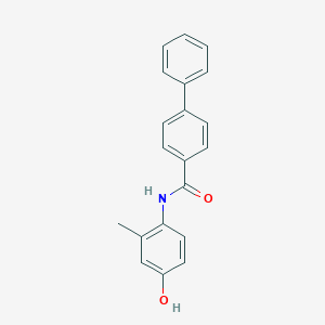 N-(4-hydroxy-2-methylphenyl)biphenyl-4-carboxamide