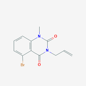 B2909474 5-Bromo-1-methyl-3-prop-2-enylquinazoline-2,4-dione CAS No. 2309573-91-7