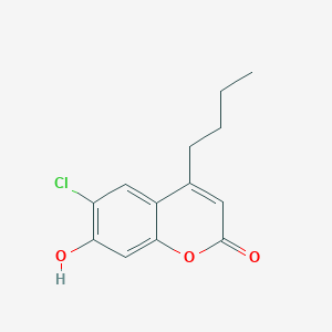 4-butyl-6-chloro-7-hydroxy-2H-chromen-2-one