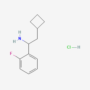 2-Cyclobutyl-1-(2-fluorophenyl)ethanamine hydrochloride