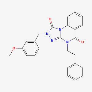2-(3-methoxybenzyl)-4-phenethyl-[1,2,4]triazolo[4,3-a]quinazoline-1,5(2H,4H)-dione