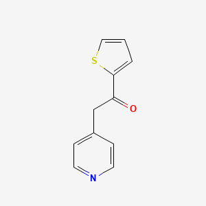 molecular formula C11H9NOS B2909559 2-(Pyridin-4-yl)-1-(thiophen-2-yl)ethan-1-one CAS No. 6576-08-5