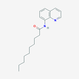 molecular formula C19H26N2O B290958 N-(8-quinolinyl)decanamide 