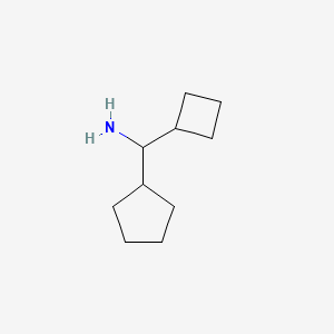molecular formula C10H19N B2909580 Cyclobutyl(cyclopentyl)methanamine CAS No. 1334913-79-9