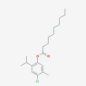 4-Chloro-2-isopropyl-5-methylphenyl decanoate