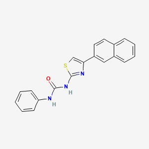 N-[4-(2-naphthyl)-1,3-thiazol-2-yl]-N'-phenylurea