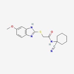 N-(1-cyanocyclohexyl)-2-[(6-methoxy-1H-benzimidazol-2-yl)sulfanyl]acetamide