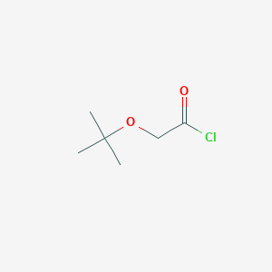 molecular formula C6H11ClO2 B2909647 (1,1-Dimethylethoxy)acetyl chloride CAS No. 78826-46-7