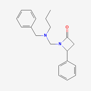 1-{[Benzyl(propyl)amino]methyl}-4-phenylazetidin-2-one