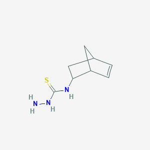 molecular formula C8H13N3S B2909656 N1-bicyclo[2.2.1]hept-5-en-2-ylhydrazine-1-carbothioamide CAS No. 257880-77-6