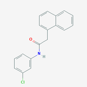 N-(3-chlorophenyl)-2-(1-naphthyl)acetamide