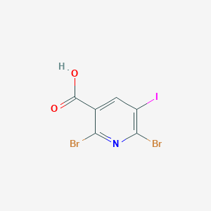 2,6-Dibromo-5-iodopyridine-3-carboxylic acid