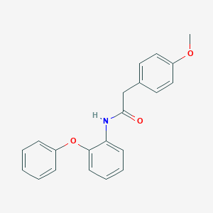 molecular formula C21H19NO3 B290968 2-(4-methoxyphenyl)-N-(2-phenoxyphenyl)acetamide 