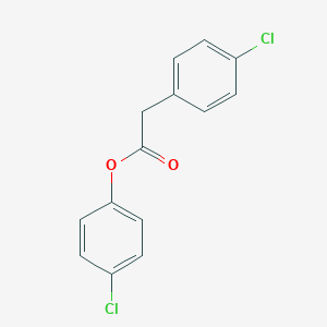 molecular formula C14H10Cl2O2 B290969 4-Chlorophenyl(4-chlorophenyl)acetate 