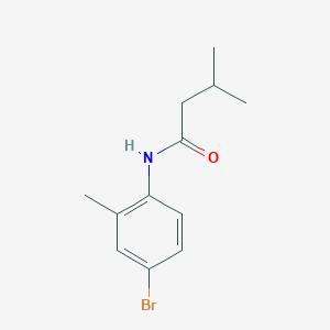molecular formula C12H16BrNO B290972 N-(4-bromo-2-methylphenyl)-3-methylbutanamide 