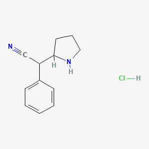 2-Phenyl-2-(pyrrolidin-2-yl)acetonitrile hydrochloride
