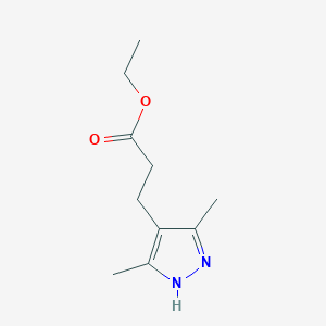 ethyl 3-(3,5-dimethyl-1H-pyrazol-4-yl)propanoate