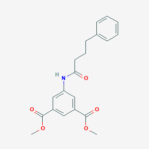 molecular formula C20H21NO5 B290974 Dimethyl 5-[(4-phenylbutanoyl)amino]isophthalate 