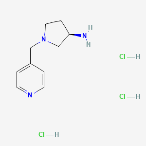 (R)-1-(Pyridin-4-ylmethyl)pyrrolidin-3-amine trihydrochloride