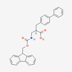 3-({[(9H-fluoren-9-yl)methoxy]carbonyl}amino)-2-[(4-phenylphenyl)methyl]propanoic acid