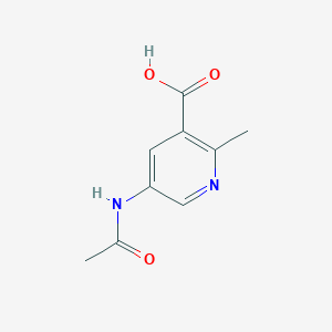 molecular formula C9H10N2O3 B2909753 5-Acetamido-2-methylpyridine-3-carboxylic acid CAS No. 1248550-93-7