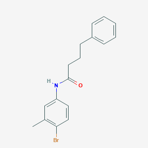 molecular formula C17H18BrNO B290977 N-(4-bromo-3-methylphenyl)-4-phenylbutanamide 