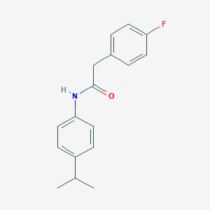 2-(4-fluorophenyl)-N-(4-isopropylphenyl)acetamide